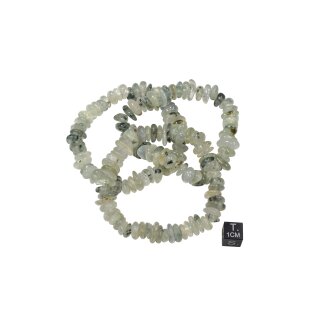 Prehnit Armband Big Chips ca. 1,0-1,2 / 19cm