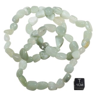 Serpentin Armband Nugget ca. 0,8-1,2 / 19cm